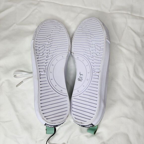 McQ Alexander McQueen Swallow Swarm Bird Mint Low Top Sneakers Sz 41 Men 8 W 11 - Picture 7 of 9